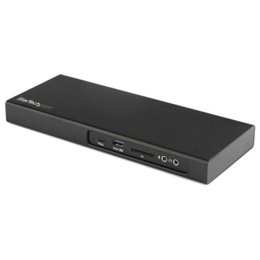 Dock Thunderbolt 3 StarTech TB3DK2DPM2 SSD M.2 Dual 4K 85W USB-C SD Ethernet Negro