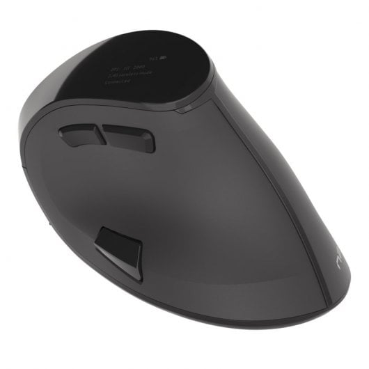 Natec Euphonie Ratón Ergonómico Vertical Inalámbrico 2400DPI Negro