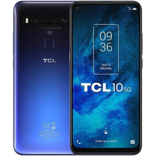 TCL 10 5G 6GB 128GB 6.53" Chrome Blue