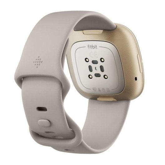 Fitbit Sense Smartwatch Blanco Marfil/Acero Inoxidable Dorado