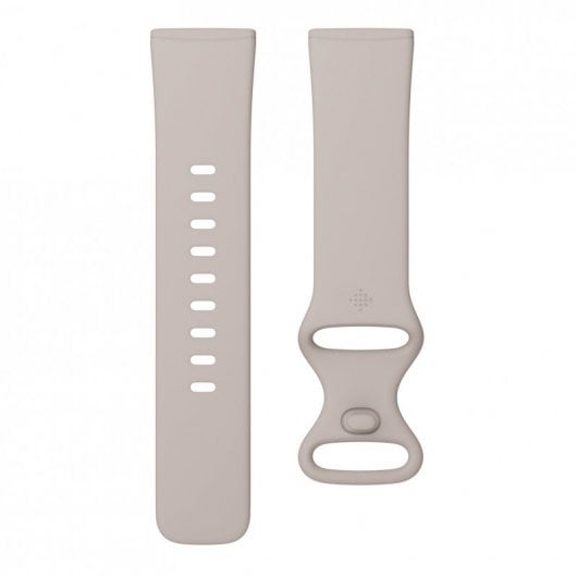 Fitbit Sense Smartwatch Blanco Marfil/Acero Inoxidable Dorado