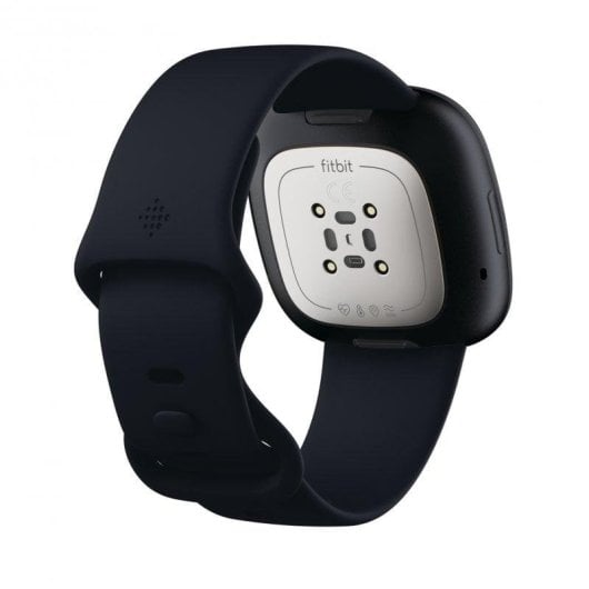 Fitbit Sense GPS NFC Bluetooth 40mm AMOLED Carbone/Graphite S/L Pulsomètre SpO2 Étanche 50m