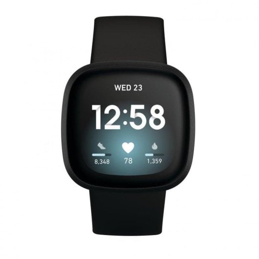 Fitbit Versa 3 Smartwatch Negro/Aluminio Negro