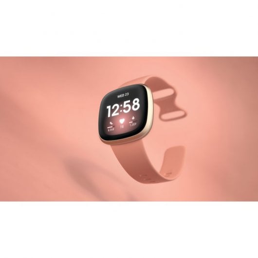 Fitbit Versa 3 Smartwatch Rosa/Alumínio Dourado