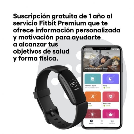Fitbit Inspire 2 Pulseira de Atividade Preta