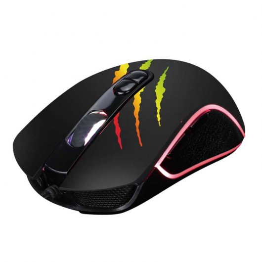 Ratón Scorpion MA-M425G USB 3200 DPI Noir RGB 7 Boutons