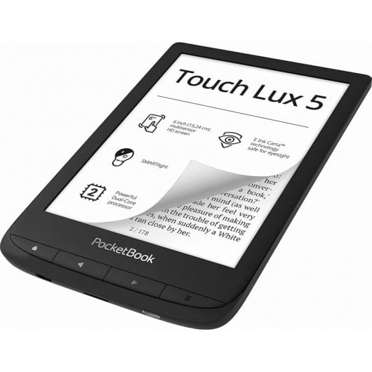 PocketBook Touch Lux 5 eReader 6'' 8GB Negro