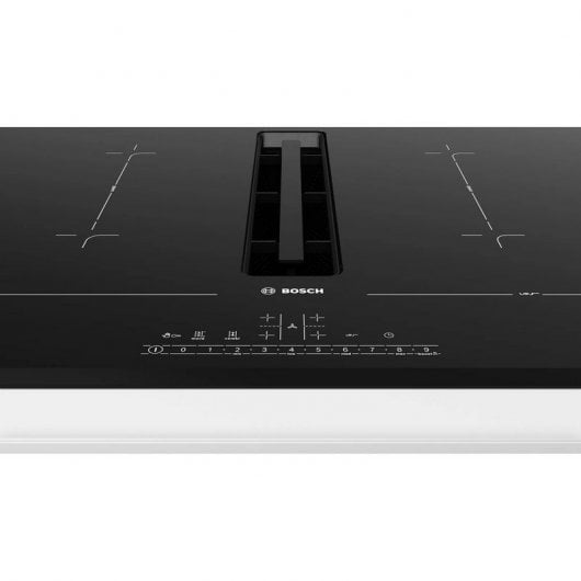 Bosch PVQ731F25E Placa de Inducción 4 Zonas con Extractor Integrado Negra