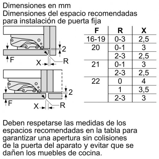 Siemens iQ500 KI86NAFF0 Frigorífico Combi Integrable F