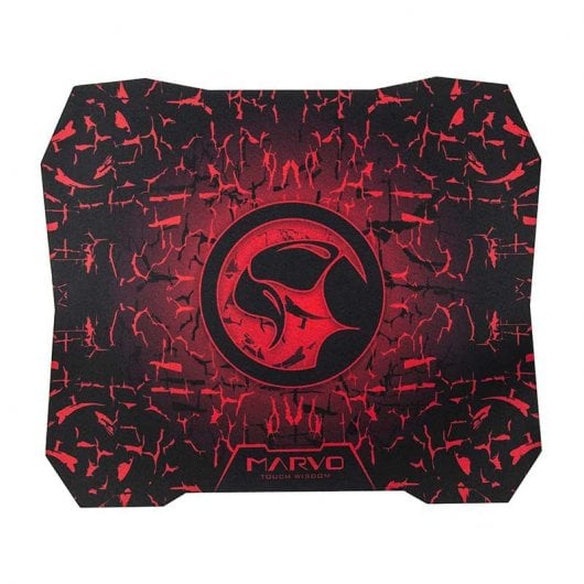 Scorpion M355+G1 Pack Ratón Gaming RGB 6400 DPI + Alfombrilla Negra/Roja