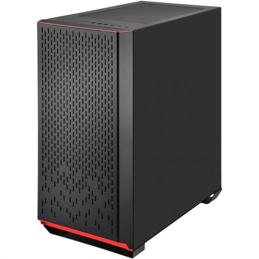 SilverStone SST-PM02W-G TorreATX Cristal Templado Negra