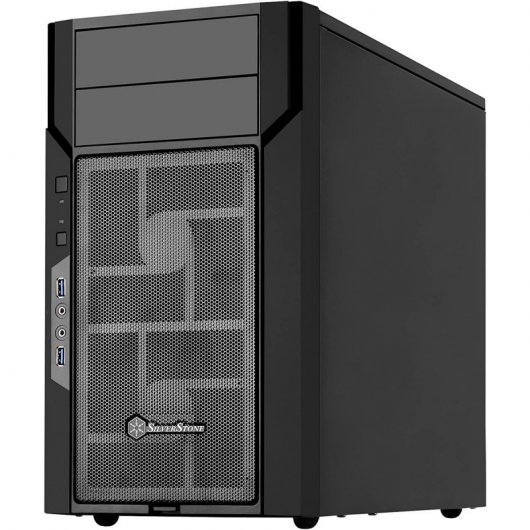 SilverStone SST-KL06B Torre Micro-ATX Preta