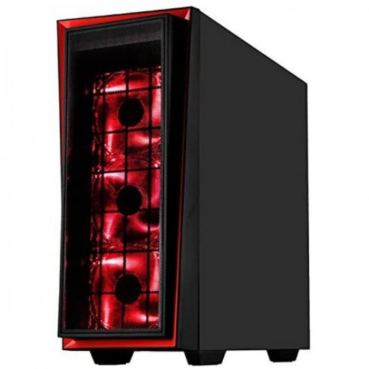 SilverStone SST-RL06 Torre ATX Cristal Templado Negra