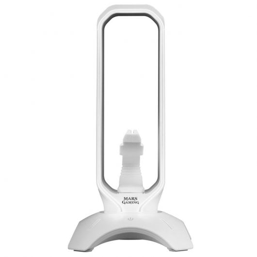 Mars Gaming MHHPRO Soporte Auriculares + Bungee para Ratón + HUB 2x USB 3.0 Blanco