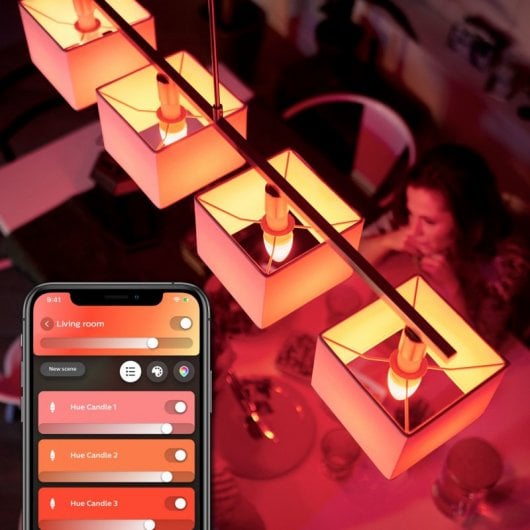 Philips Hue White and Color Ambiance Pack 2x bombillas LED 5.3W E14 RGBW