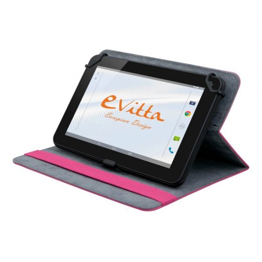 Custodia rosa Evita Stand 2P per tablet da 7".