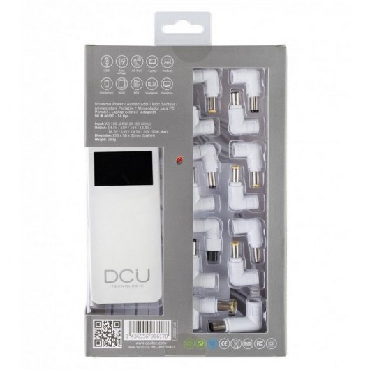 DCU Notebook Luxe Cargador Universal para Portátiles 90W