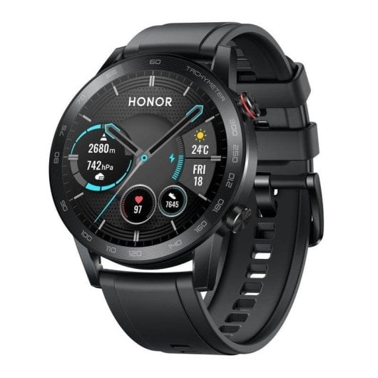 Honor MagicWatch 2 Bluetooth GPS 46mm AMOLED Noir M Étanche 5 ATM Pulsomètre Sommeil