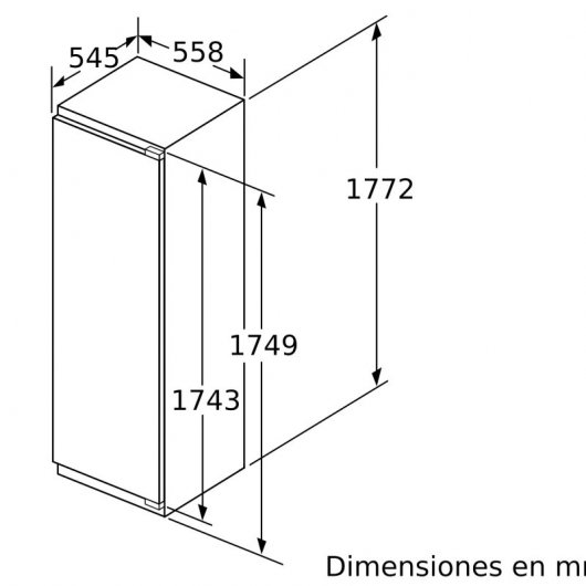 Bosch KIR81AFE0 Frigorífico Una Puerta Integrable E