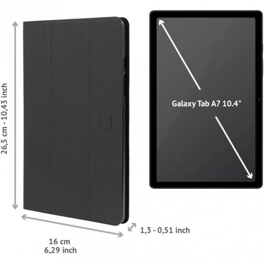 Tucano Gala Funda Negra para Samsung Galaxy TAB-A7 2020 10.4"