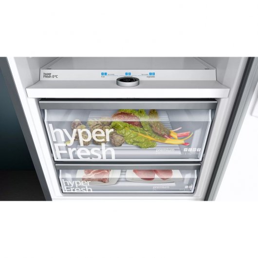 Siemens iQ700 KG39FPXDA Frigorífico Combi D Negro