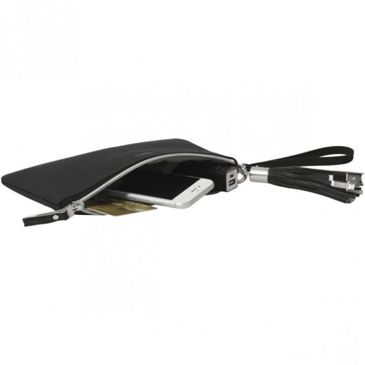 Mobilis Origine Bolsa de Transporte para Smartphones con Cable Micro USB/USB Negra