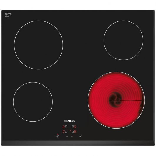 Siemens ET651HE17E Placa Vitrocerámica 4 Zonas Negra