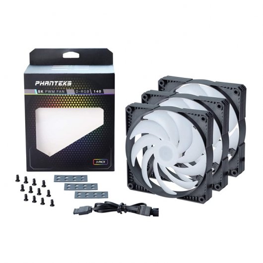 Phanteks SK PWM D-RGB 140mm Confezione da 3