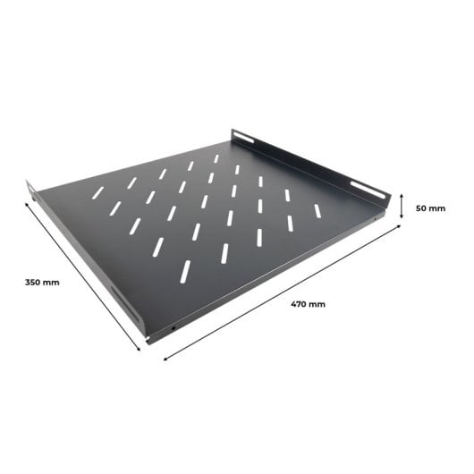 Aiten Data Bandeja Fija 470x350x50mm Válida para Armarios Rack 19" con Fondo 600mm
