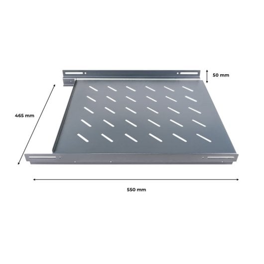 Aiten Data Herausnehmbares Fach 470x550x60mm Gültig für 19" Rackschränke mit 800mm Tiefe