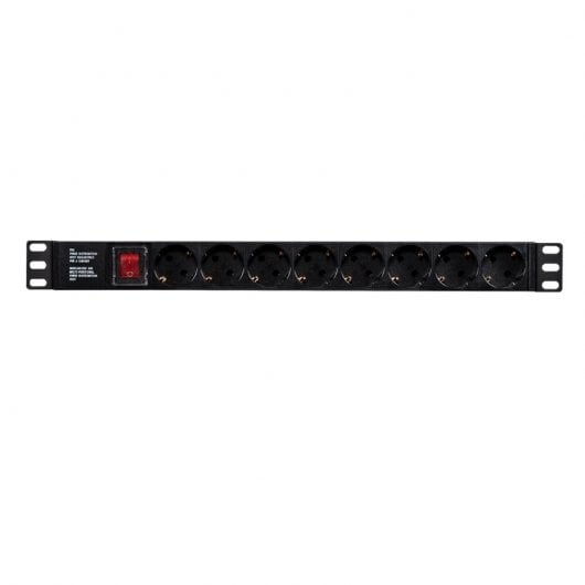 Multiprise de données Aiten 8 prises pour rack 1U 19"