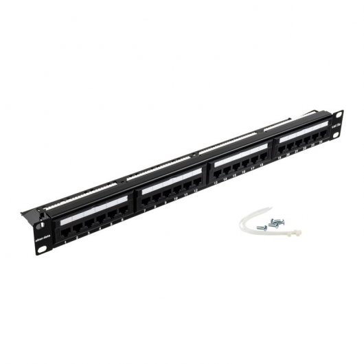 Aiten Data Painel de Ligações 24 Portas UTP Cat5 1U Preto