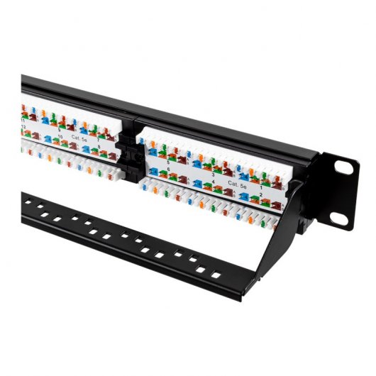 Aiten Data Painel de Ligações 24 Portas UTP Cat5 1U Preto