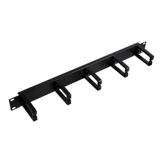 Aiten Data Organizador de Cables 1U sin Tapa Negro