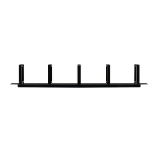 Aiten Data Organizador de Cables 1U sin Tapa Negro