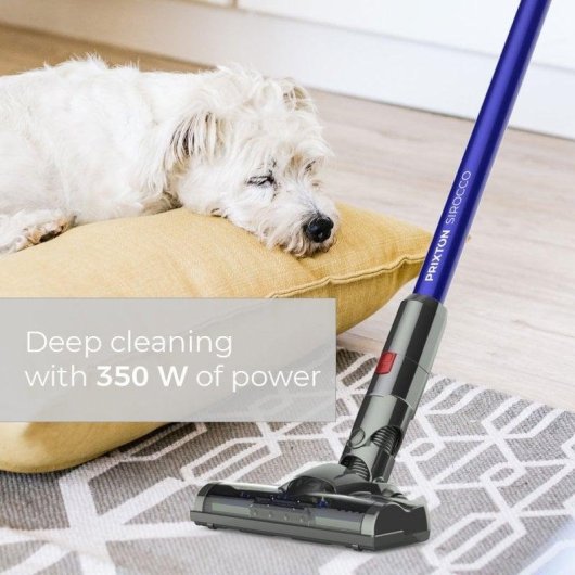 Aspirateur sans Fil Prixton Sirocco 350W 40 min Filtre HEPA 0,65L Accessoires