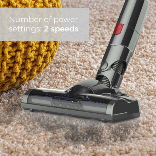 Aspirateur sans Fil Prixton Sirocco 350W 40 min Filtre HEPA 0,65L Accessoires