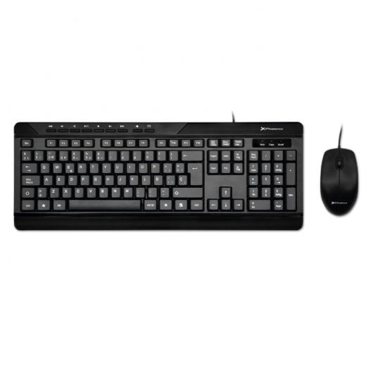 Phoenix Combokey Media+ Teclado Multimédia + Rato