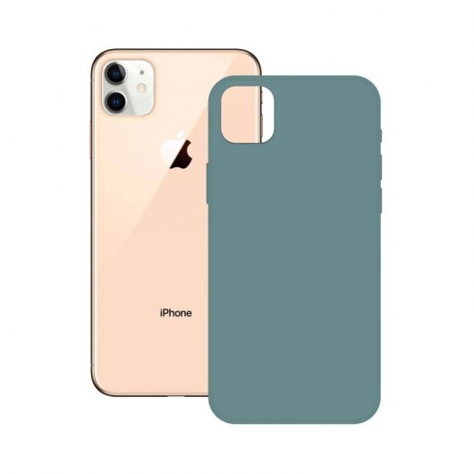 Ksix Soft Silicone Verde para iPhone 12 Pro