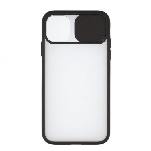 Ksix Capa Duo Soft Cam Protect Preta para iPhone 12/12 Pro