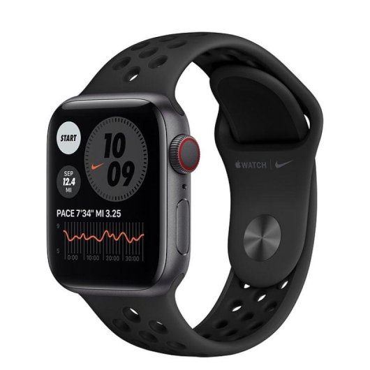 Apple Watch Nike Series 6 GPS + Cellular 40mm Retina OLED Alluminio Grigio Spaziale Antracite/ Nero S/M M/L