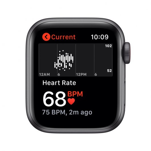 Apple Watch Nike SE GPS + Cellular 40mm Aluminio en Gris Espacial Correa Nike Sport Antracita/Negra