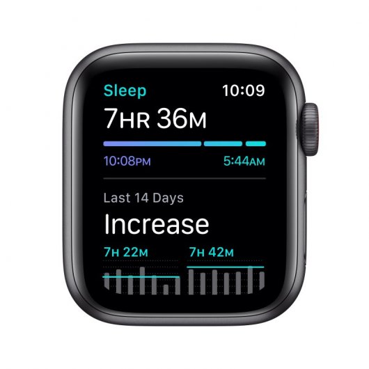 Apple Watch Nike SE GPS + Cellular 40mm Aluminio en Gris Espacial Correa Nike Sport Antracita/Negra