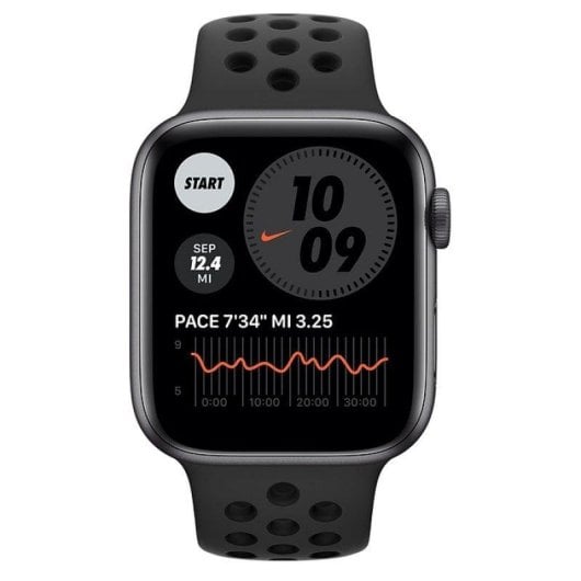 Apple Watch Nike Series 6 GPS + Cellular 44mm Aluminio Gris Espacial con Correa Nike Sport Antracita/Negro
