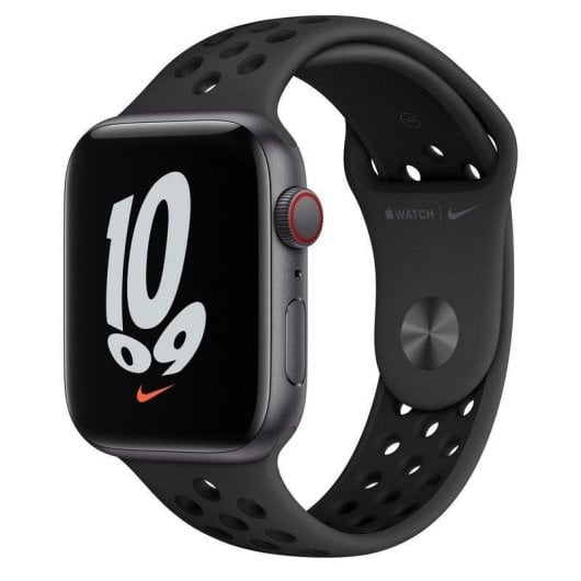 Apple Watch SE Nike GPS + Cellular 44mm OLED Alluminio Grigio Antracite-Nero Nike Sport Resistente all’Acqua 50m