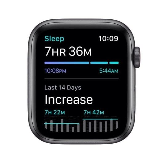 Apple Watch SE Nike GPS + Cellular 44mm OLED Alluminio Grigio Antracite-Nero Nike Sport Resistente all’Acqua 50m