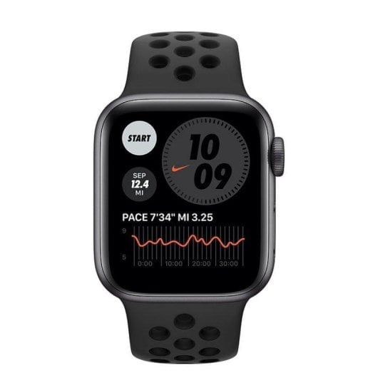 Apple Watch Nike Series 6 GPS 40mm Aluminio en Gris Espacial con Correa Nike Sport Antracita/Negro