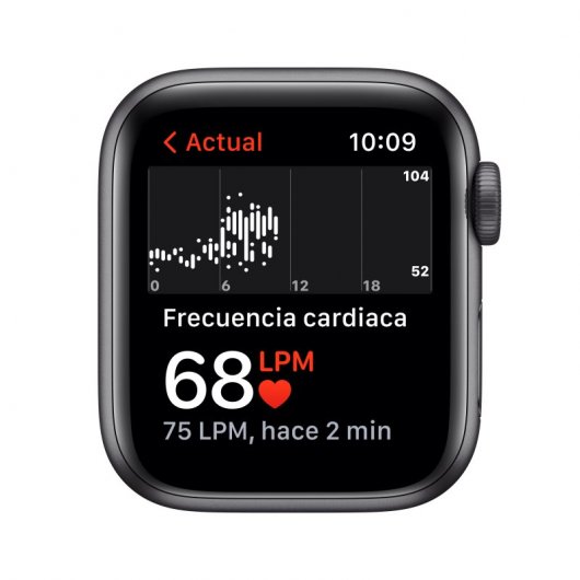 Apple Watch Nike SE GPS 40mm Alumínio em Cinzendo Sideral com Bracelete Nike Sport Antracite/Preta