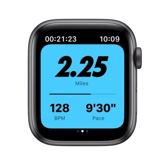 Apple Watch Nike Series 6 GPS 44mm Retina OLED Grigio con Cinturino Antracite/Nero S/M/M/L