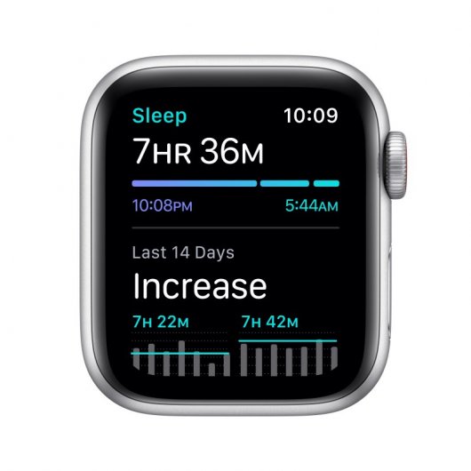 Apple Watch SE GPS + Cellular 40mm Aluminio en Plata Correa Loop Deportiva Azul Marino Intenso